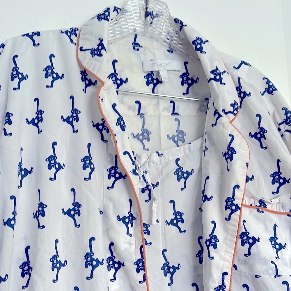 Marigot Lorient Women’s long sleep set with MONKEYS!